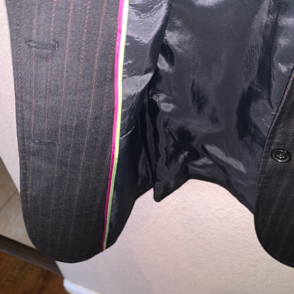 J Crew Pinstripe Blazer Size 6 - Picture 4 of 6